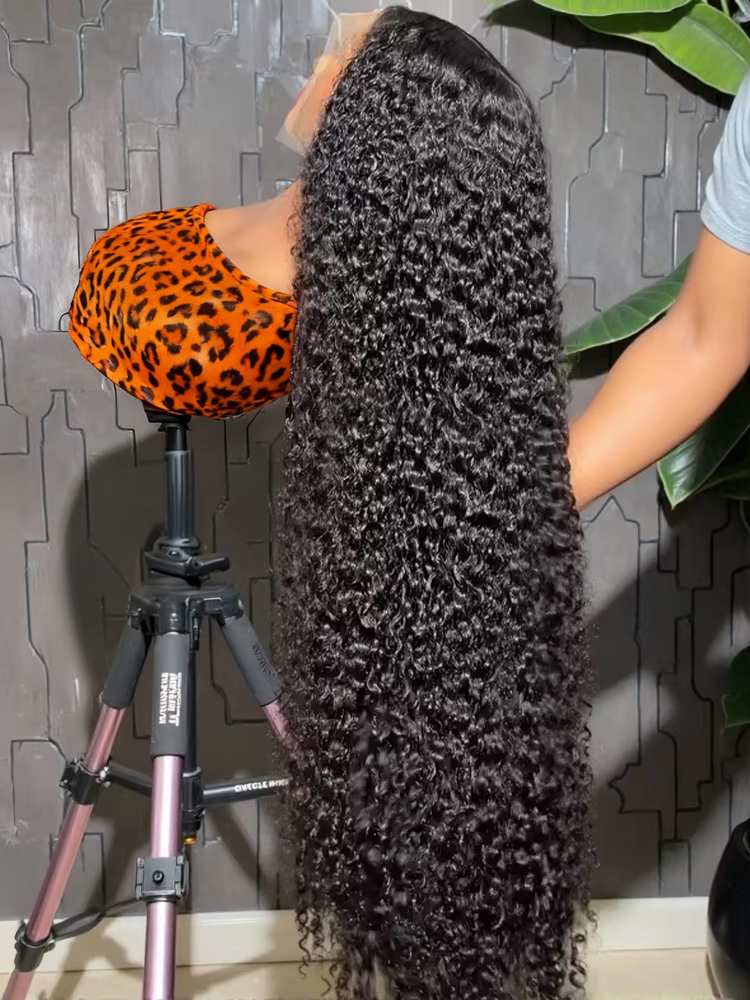 Water Wave Bulk Human Hair For Braiding - 40 46인치 워터 웨이브 컬리 레이스