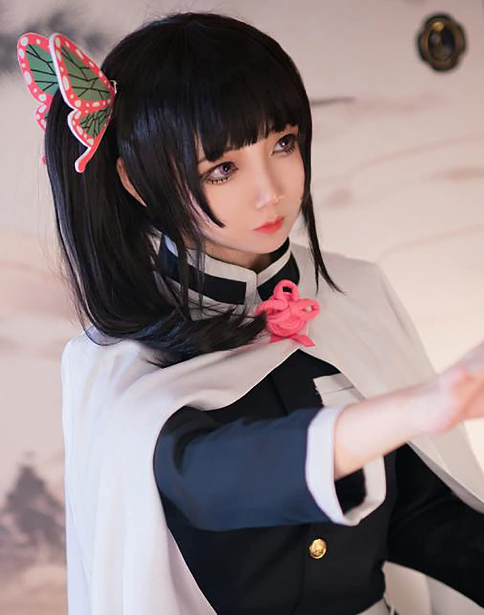 Synthetic Braided Wigs For Black Women - 애니메이션 Kimetsu No Yaiba Tsuyuri Kanao