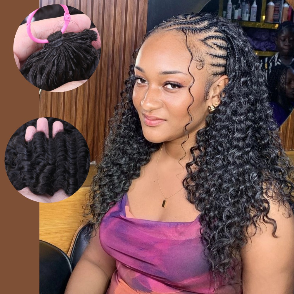 Hair Bundles - 흑인 여성을 위한 천연 흑색 버마
