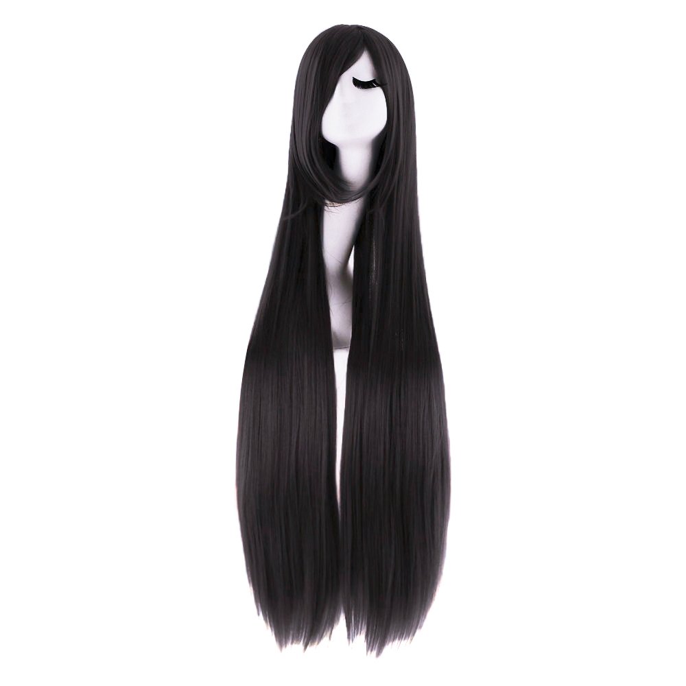 Synthetic Braided Wigs For Black Women - 40 인치 100 cm 긴 스트레이트
