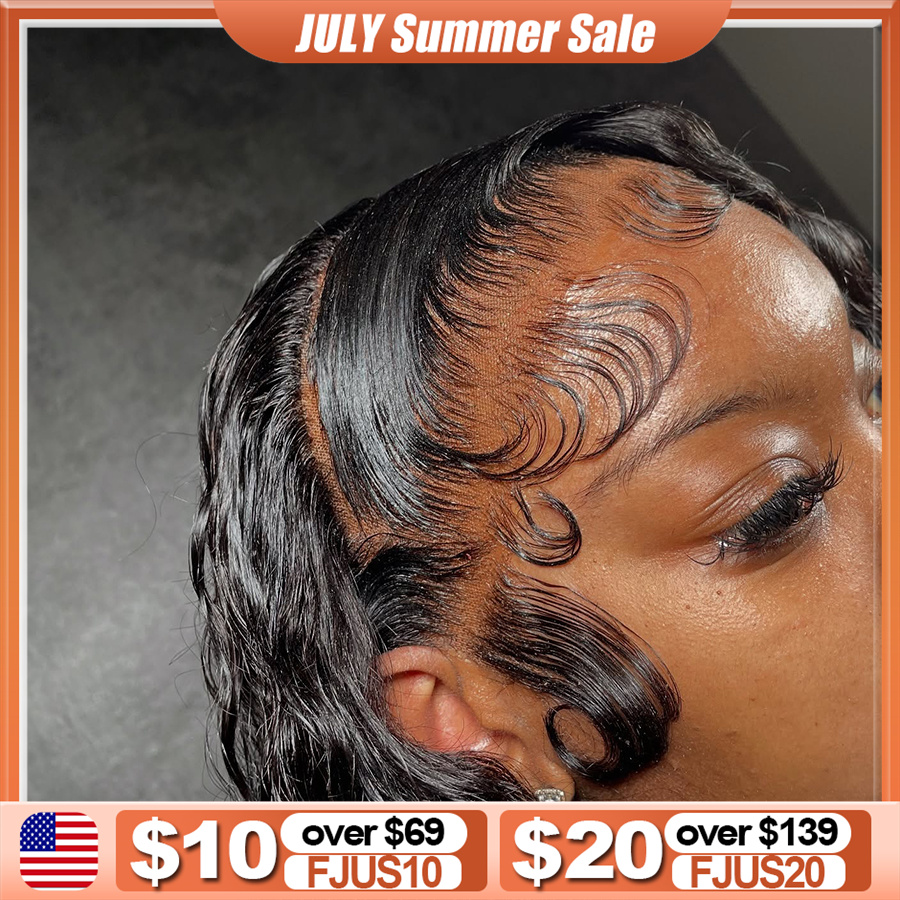 250% 13X4 HD 투명 레이스 풀 프론탈 가발 워 - Hd Lace Frontal Wig Human Hair Pre Plucked 리뷰 및 가격