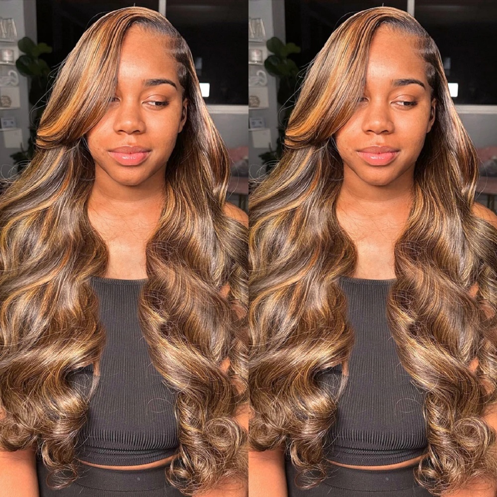HD 하이라이트 46인치 13x4 바디 웨이브 레이스  - Lace Front Wigs 리뷰 및 가격