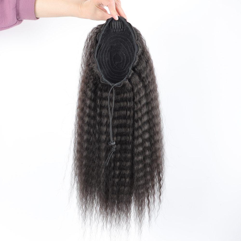 가짜 합성 Drawstring 포니 테일 여성용 탄성  - Drawstring Afro Curly Puff Ponytail 리뷰 및 가격