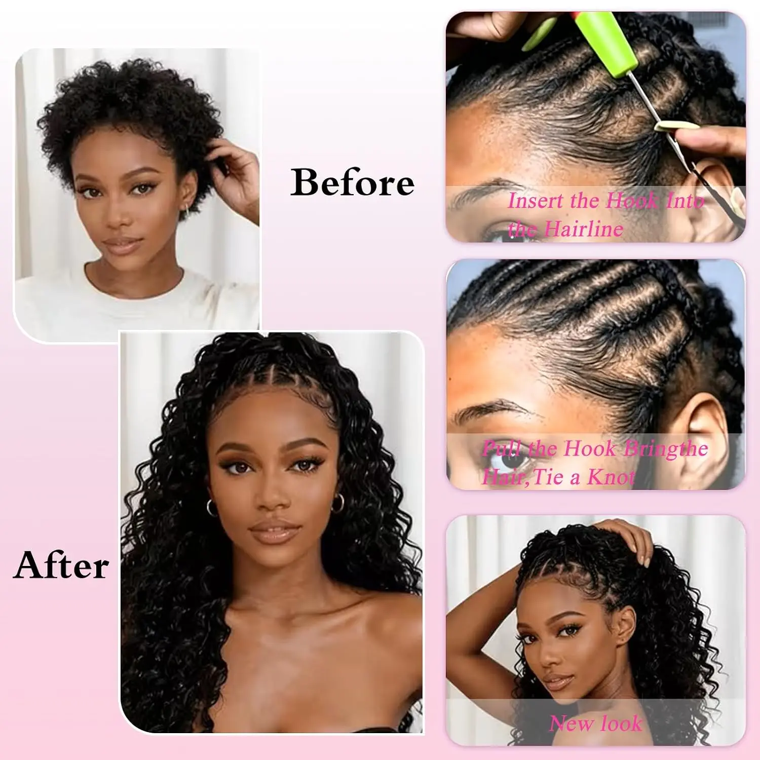 자연스러운 검은색의 짙은 웨이브 스타일, 깃털 모양의  - Hair Bundles 리뷰 및 가격