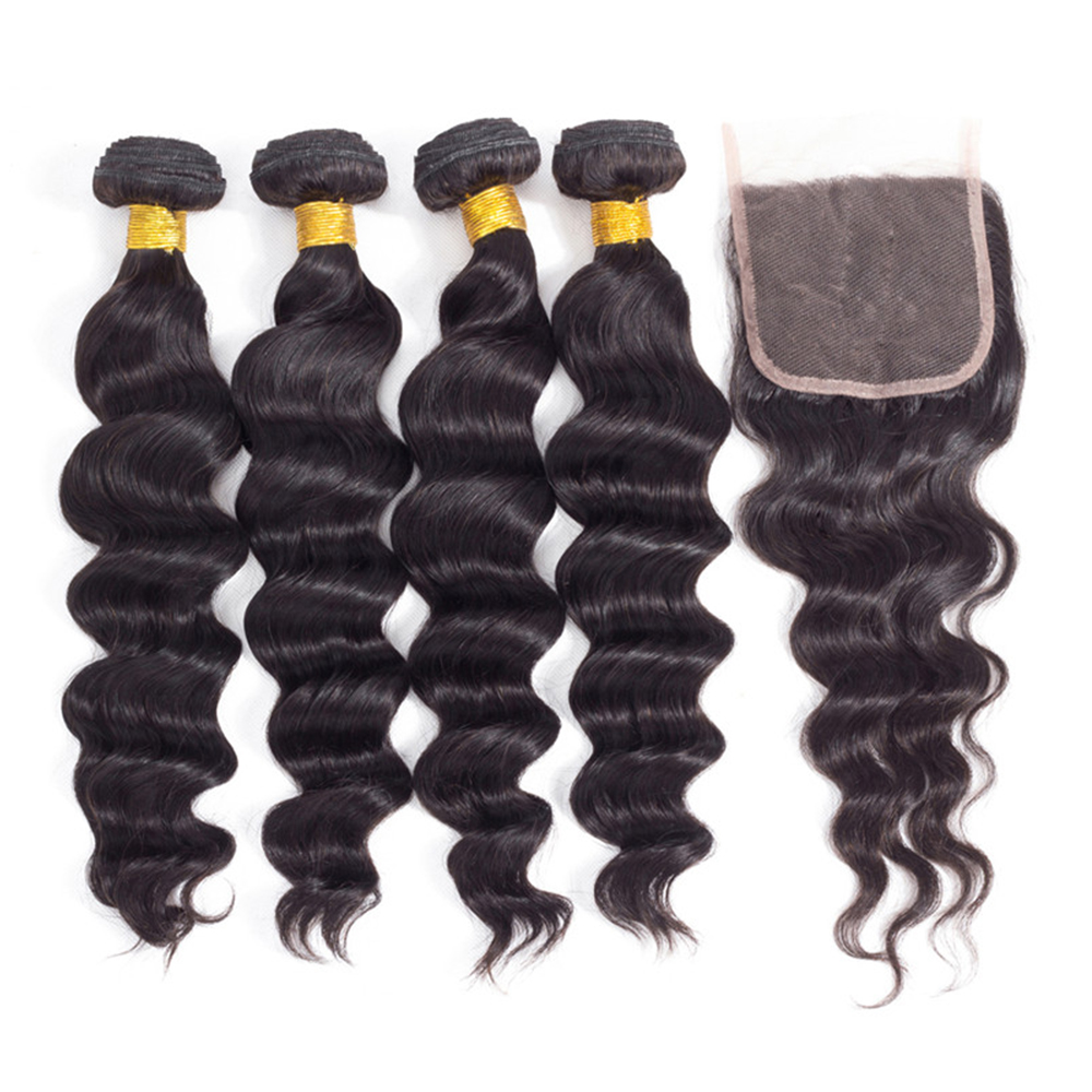 30인치 루즈 웨이브 번들 인모 및 클로저 12A 브라 - Deep Wave 3 Bundles With Closure 리뷰 및 가격