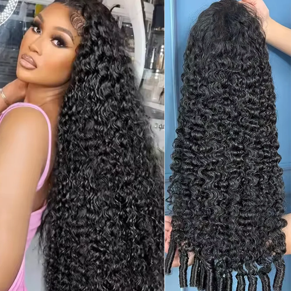 200 밀도 13x4 13x6 HD 투명 풀 레이스 프 - Human Hair Wigs 리뷰 및 가격