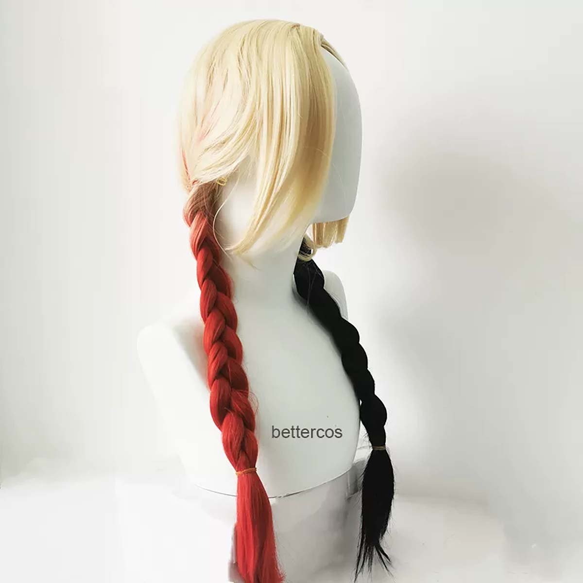 여성 퀸 코스프레 가발 할리 2 포니테일 스타일 레드  - Synthetic Braided Wigs For Black Women 리뷰 및 가격