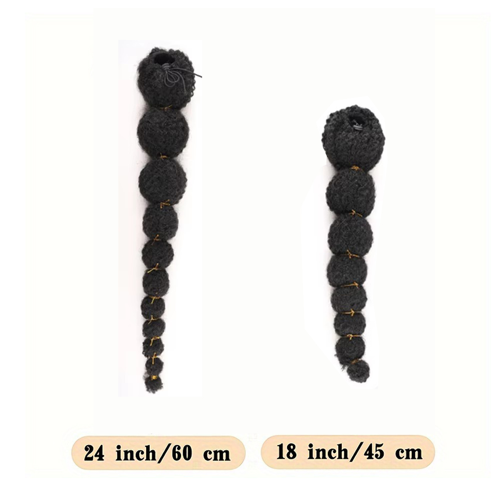 흑인 여성을 위한 킹키 아프로 퍼프 포니테일 익스텐션  - Drawstring Afro Curly Puff Ponytail 리뷰 및 가격
