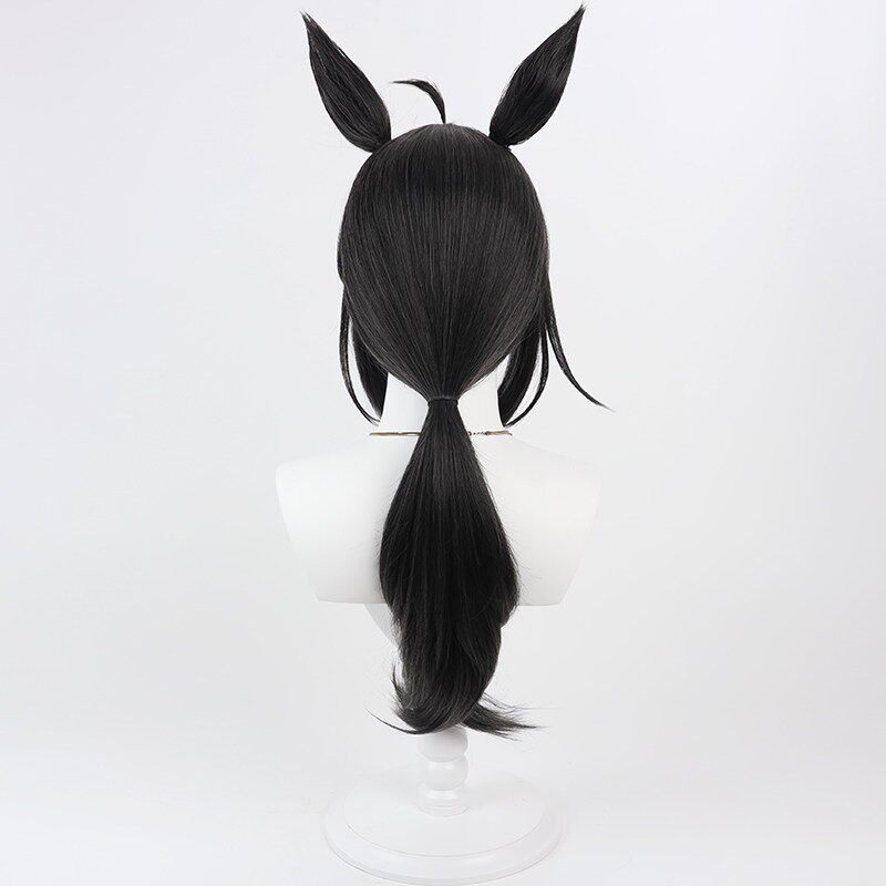 로고타입 코스프레 가발 우마 무스메 프리티 더비 블랙  - Synthetic Wigs 리뷰 및 가격