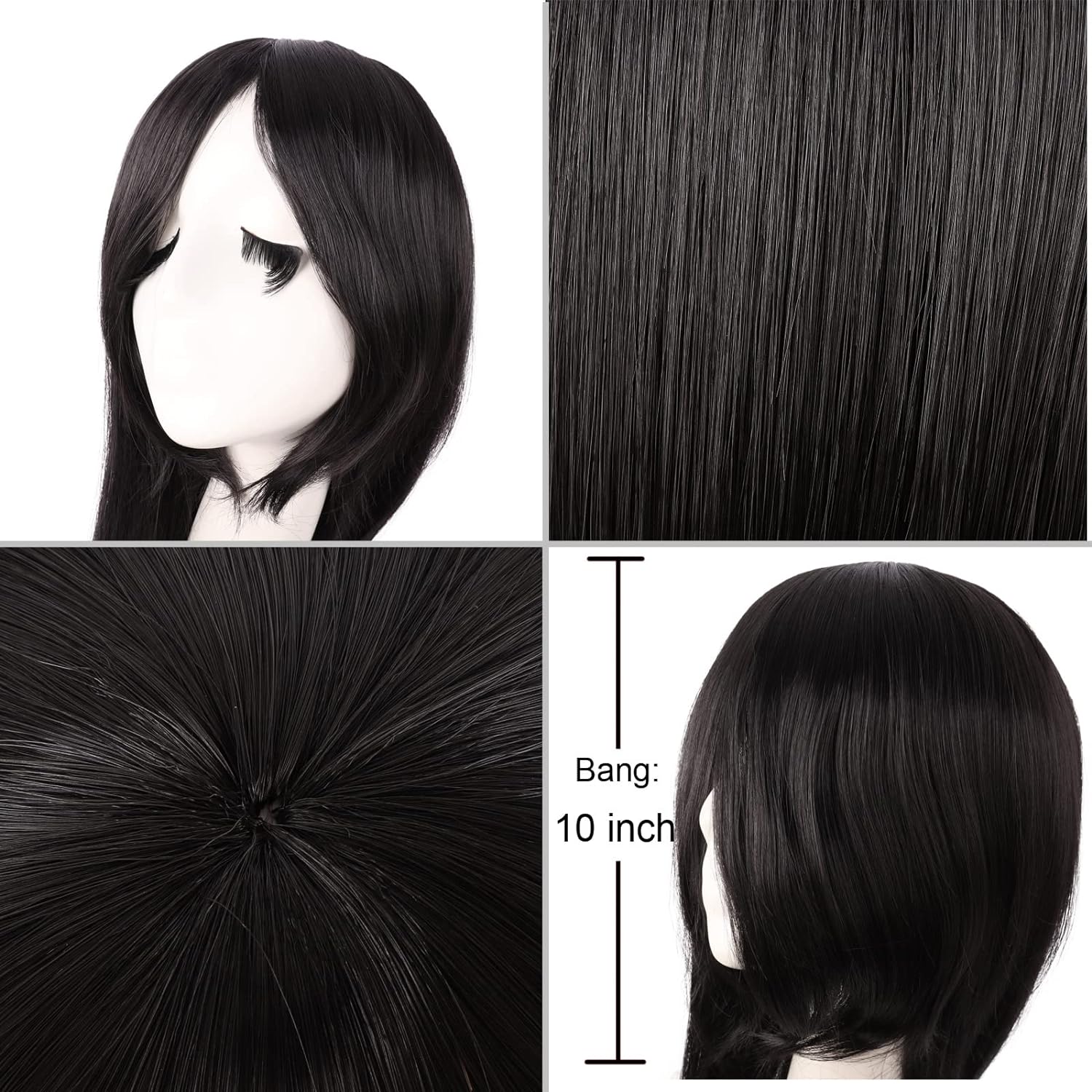 40 인치 100 cm 긴 스트레이트 코스프레 가발 여 - Synthetic Braided Wigs For Black Women 리뷰 및 가격