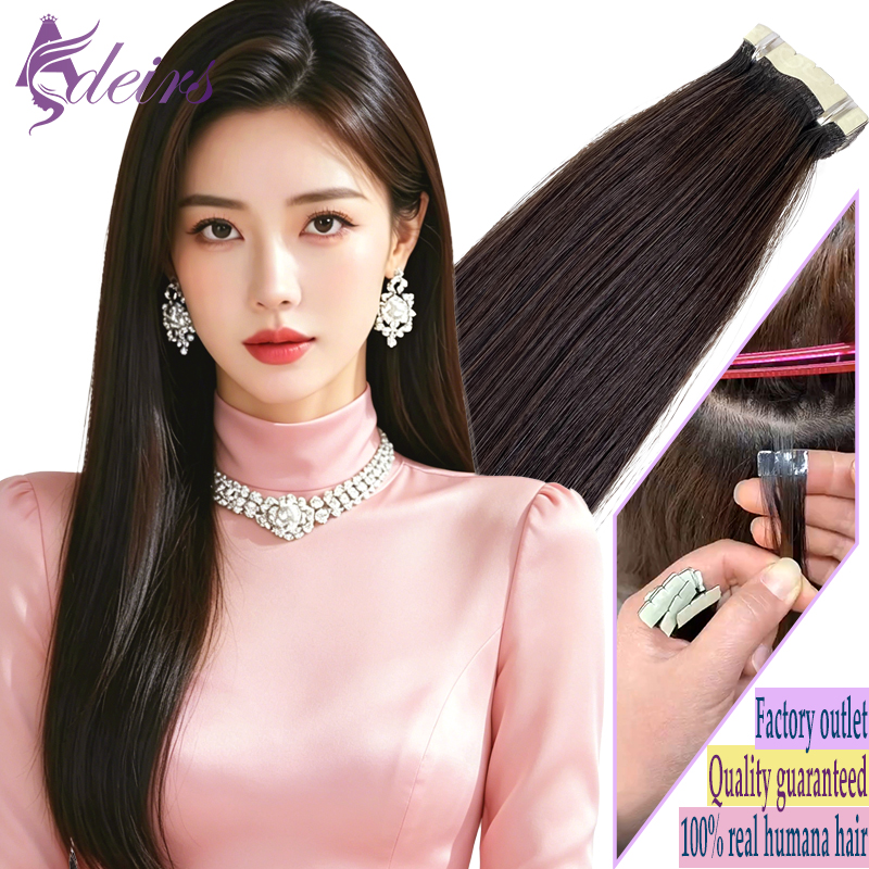 ADEIRS 여성용 미니 테이프 헤어 익스텐션, 인모  - Invisible Tape In Extensions Real Hair 리뷰 및 가격