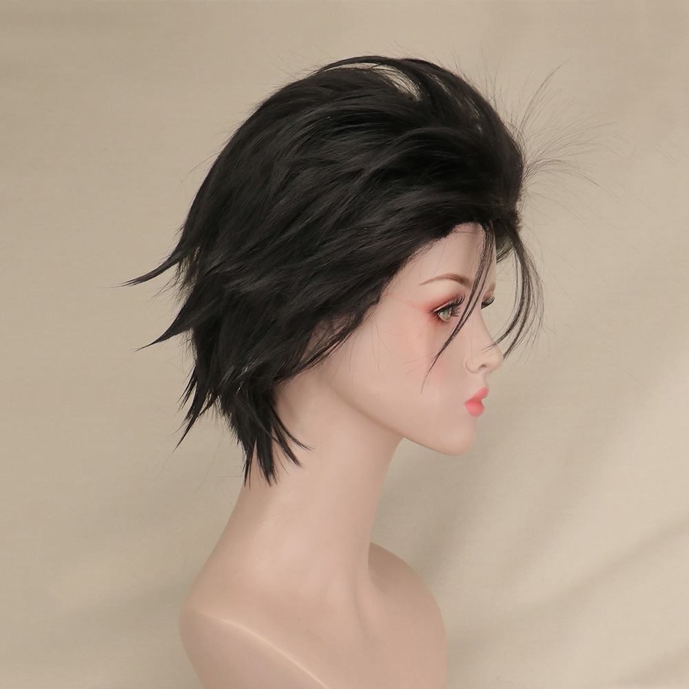 애니메이션 히로미 히구루마 코스프레 가발 블랙 짧은 내 - Synthetic Braided Wigs For Black Women 리뷰 및 가격